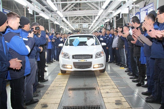 Завод "GM UZBEKISTAN" произвел 220-тысячный автомобиль